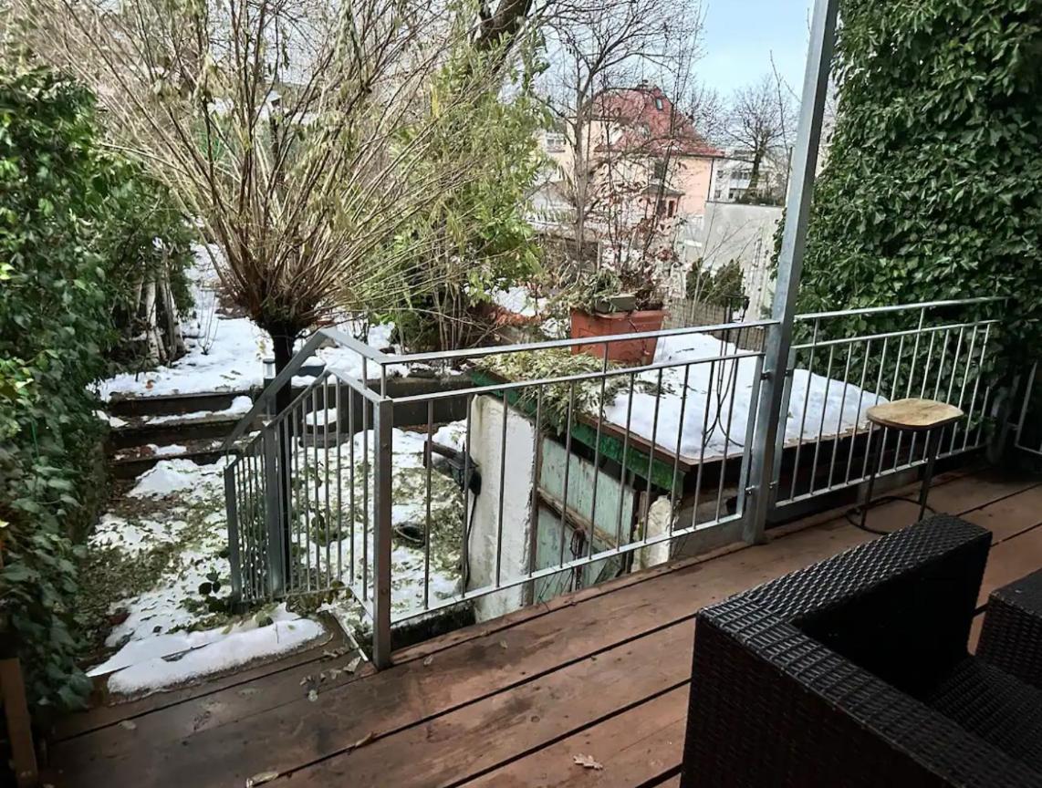Exklusive Maisonetten Wohnung Mit Gartenzugang Augsburg Dış mekan fotoğraf